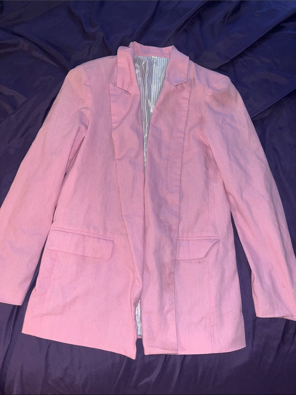 Women's Pink Blazer Jacket